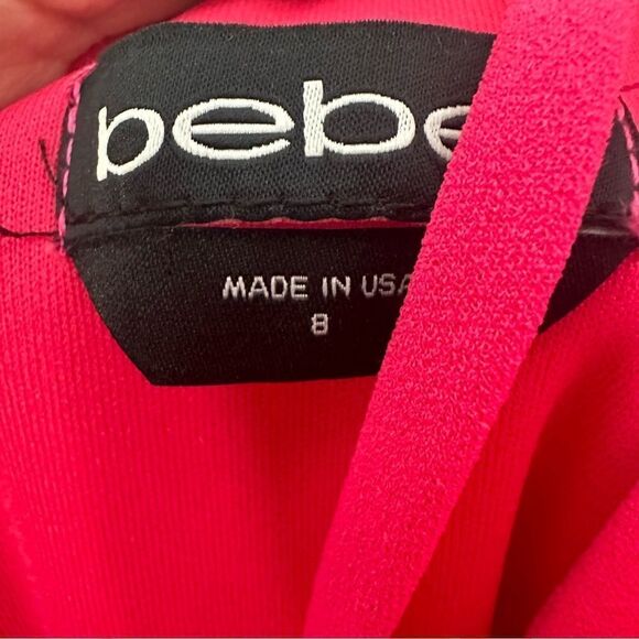 Bebe size 8 hot pink dress - Picture 6 of 8